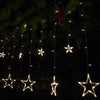 12 LEDs Star String Light Decoration Lamp for Wedding Party