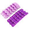 45pcs Hairdressing Styling Corrugated Hair Clip Curler DIY Tool