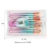 11Pcs Mermaid Ombre Makeup Brush Set