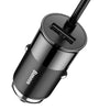 Baseus Car Charger Front Single Port Rear Three USB