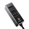 Baseus Car Charger Front Single Port Rear Three USB