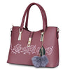 Guapabien 3pcs Women Handbag PU Leather Shoulder Bag