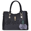 Guapabien 3pcs Women Handbag PU Leather Shoulder Bag