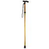 Adjustable Aluminum Metal Walking Stick Folding Collapsible Travel Cane with Non-slip Rubber Base