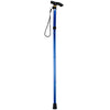 Adjustable Aluminum Metal Walking Stick Folding Collapsible Travel Cane with Non-slip Rubber Base
