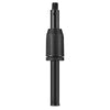 Black Microphone Stand with Compact Round Base