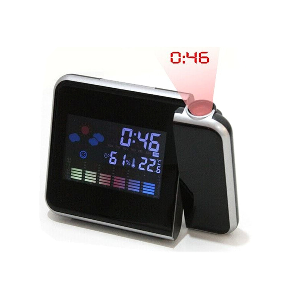 Digital Color Screen Projection Temperature Alarm Clock