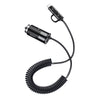 Baseus Enjoy Together 2-in-1 Car Charger 4.8A for Type-C / 8 Pin Devices