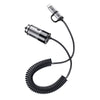 Baseus Enjoy Together 2-in-1 Car Charger 4.8A for Type-C / 8 Pin Devices