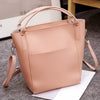 4pcs Women PU Leather Handbag Shoulder Crossbody Bag Wristlet Card Holder