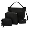 4pcs Women PU Leather Handbag Shoulder Crossbody Bag Wristlet Card Holder