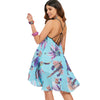 Low Back Printed Summer Dress