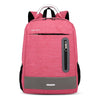 USB Charging Earphone Hole Laptop Backpack Canvas Large Capacity Men Travel Bag