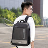 USB Charging Earphone Hole Laptop Backpack Canvas Large Capacity Men Travel Bag