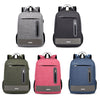 USB Charging Earphone Hole Laptop Backpack Canvas Large Capacity Men Travel Bag