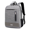 USB Charging Earphone Hole Laptop Backpack Canvas Large Capacity Men Travel Bag