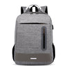 USB Charging Earphone Hole Laptop Backpack Canvas Large Capacity Men Travel Bag