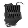 G30 Wired Gaming Keypad with LED Backlight 35 Keys One-handed Membrane Keyboard
