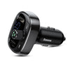 Baseus S - 09 T-shape Bluetooth V4.2 MP3 Dual USB Car Charger LED Screen