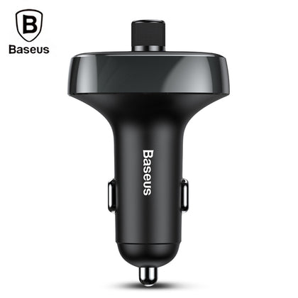 Baseus S - 09 T-shape Bluetooth V4.2 MP3 Dual USB Car Charger LED Screen