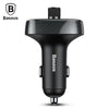 Baseus S - 09 T-shape Bluetooth V4.2 MP3 Dual USB Car Charger LED Screen