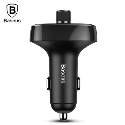 Baseus S - 09 T-shape Bluetooth V4.2 MP3 Dual USB Car Charger LED Screen