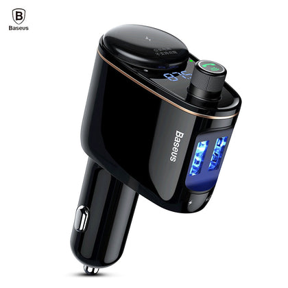 Baseus S - 06 Bluetooth MP3 Vehicle Dual USB Charger