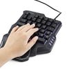 G30 Wired Gaming Keypad with LED Backlight 35 Keys One-handed Membrane Keyboard