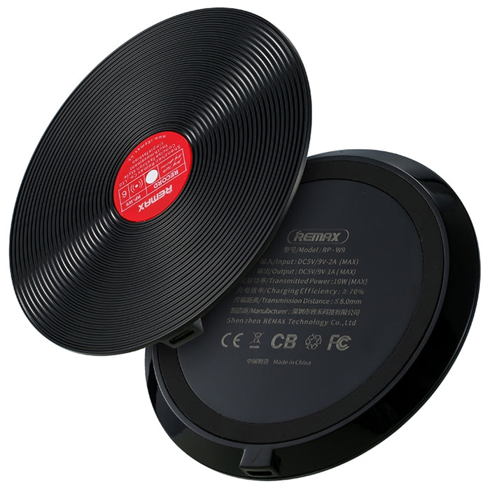 REMAX RP - W9 Vinyl Record Universal Ultra-thin Wireless Charger
