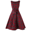 Vintage Tartan Mid Swing Dress