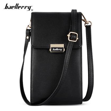 Baellerry Leather Multi-function Women Crossbody Clutch Bag