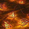 1.5M 10 LEDs Leaves Light String Lamp for Home Party Festival