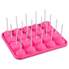 20-hole Flower-shaped Heart-shaped Square Combination Silicone Lollipop Mold