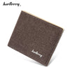 Baellerry Slim Coin Money Card Holder Canvas Pocket Men Wallet