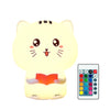 Cat Pats Silicone Night Light With Remote Control