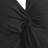 Knotted Cold Shoulder Mini Women Dress