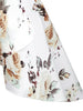 Wrap Floral Print High Low Hem Dress