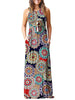 Flower Pockets Maxi Dress