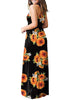 Flower Pockets Maxi Dress