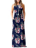 Flower Pockets Maxi Dress