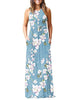 Flower Pockets Maxi Dress