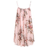 Spaghetti Strap Dress Two-piece Floral Print