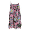 Spaghetti Strap Dress Two-piece Floral Print