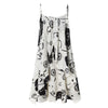 Floral Ruffled Cami Dress With Twist  Crop Top