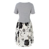 Floral Ruffled Cami Dress With Twist  Crop Top