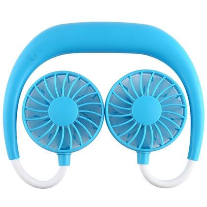 Wearable Portable Rechargeable Neckband Mini Sports Fan