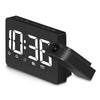 TS - 3211 - W LED Radio Projection Alarm Clock Brightness Adjustment