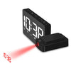 TS - 3211 - W LED Radio Projection Alarm Clock Brightness Adjustment