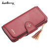 PU Leather Women Wallet Buckle Long Type Card Slot Handbag