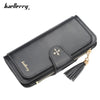 PU Leather Women Wallet Buckle Long Type Card Slot Handbag